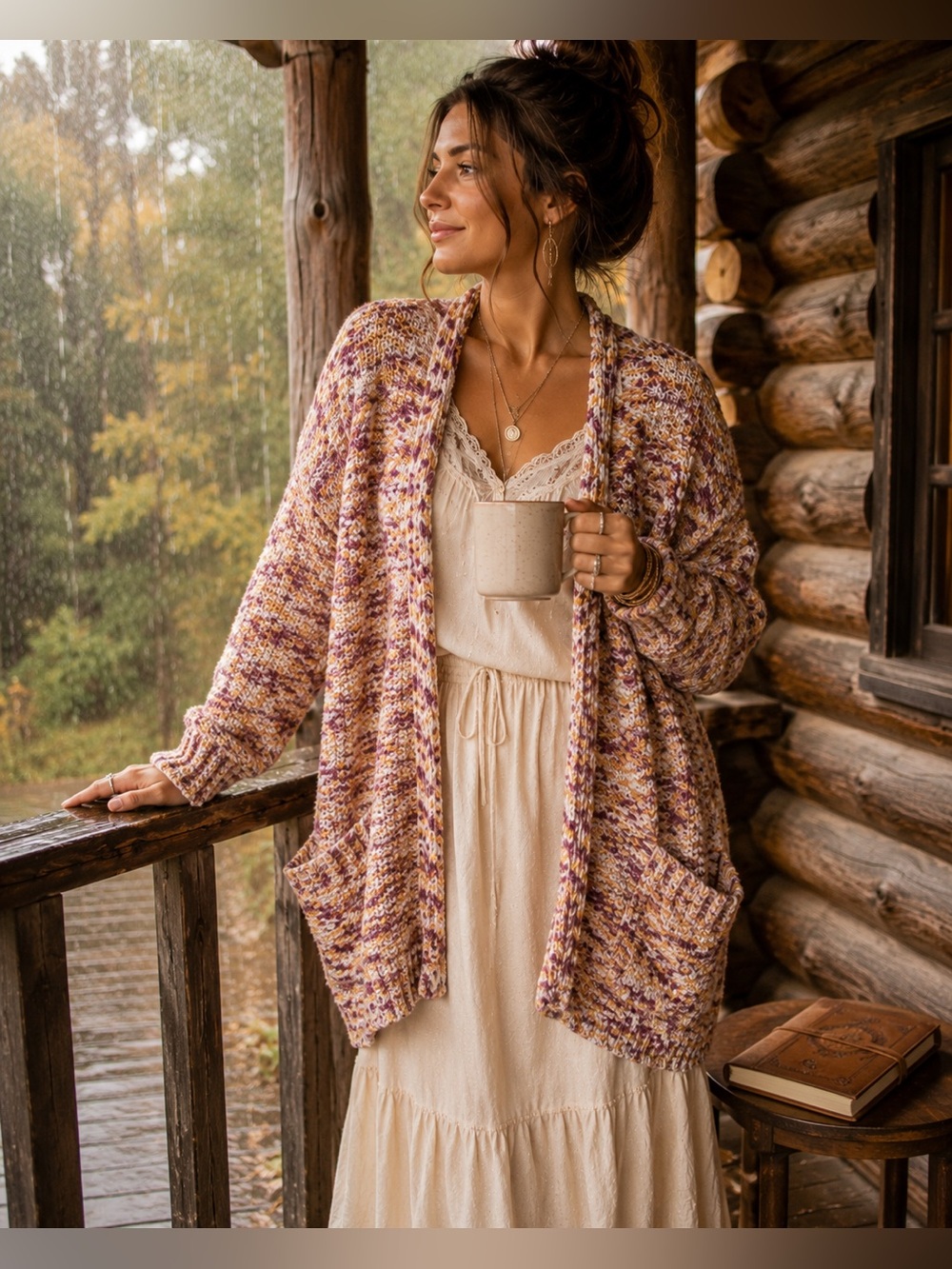 🌿 Hayden Los Angeles Popcorn Knit Boho Cardigan | NWOT | S/M 🌿